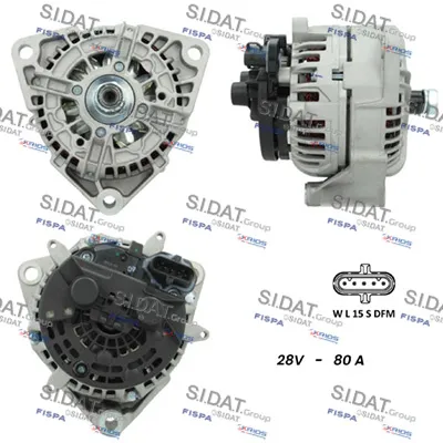 Alternador SIDAT A24BH0093