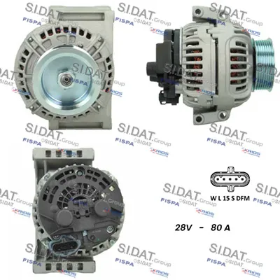 Alternador SIDAT A24BH0097