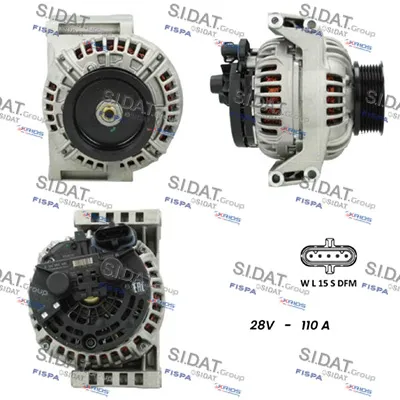 Alternador SIDAT A24BH0098