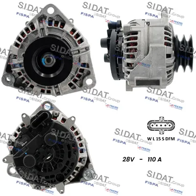 Alternador SIDAT A24BH0100