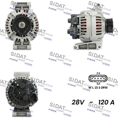 Alternador SIDAT A24BH0101A2