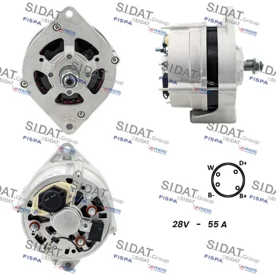 Alternador SIDAT A24BH0102