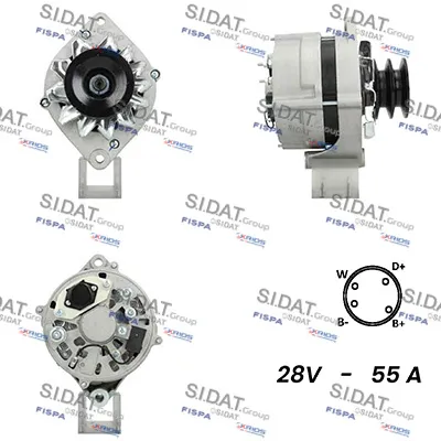 Alternador SIDAT A24BH0102A2