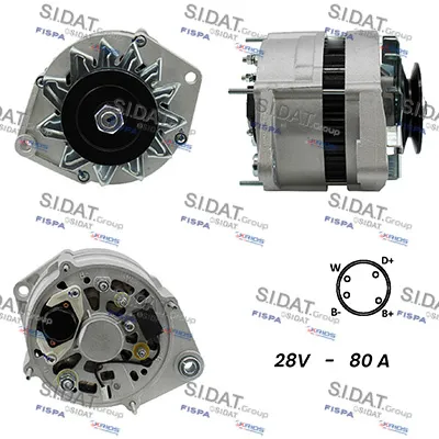Alternador SIDAT A24BH0103A2