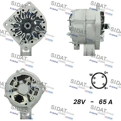 Alternador SIDAT A24BH0104A2