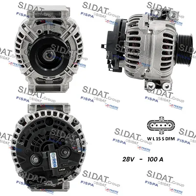 Alternador SIDAT A24BH0107