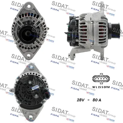 Alternador SIDAT A24BH0115