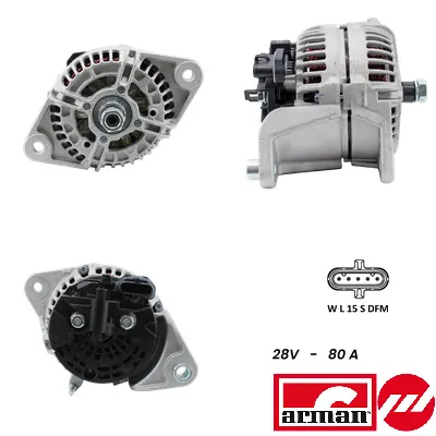 Alternador SIDAT A24BH0115AS