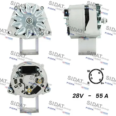 Alternador SIDAT A24BH0116A2