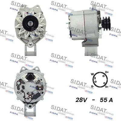 Alternador SIDAT A24BH0117A2