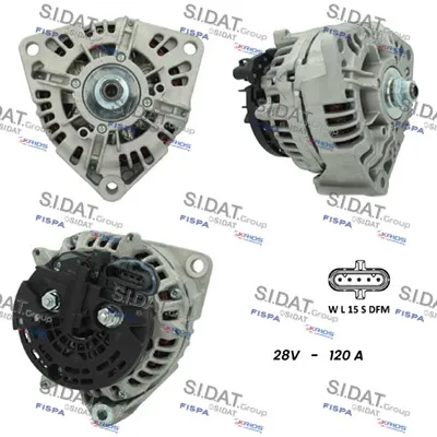 Alternador SIDAT A24BH0122