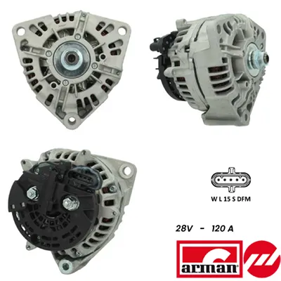 Alternador SIDAT A24BH0122AS