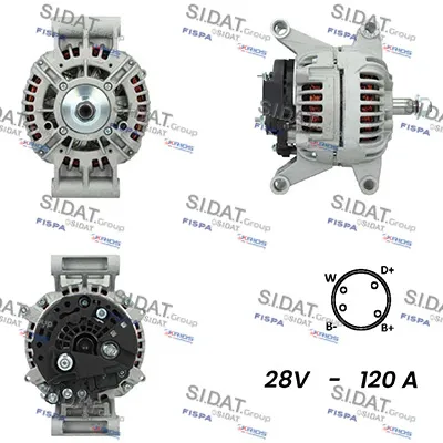 Alternador SIDAT A24BH0126