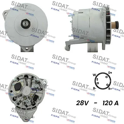 Alternador SIDAT A24BH0136
