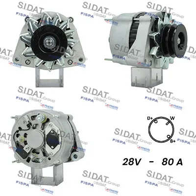 Alternador SIDAT A24BH0137A2
