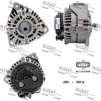 Alternador SIDAT A24BH0138