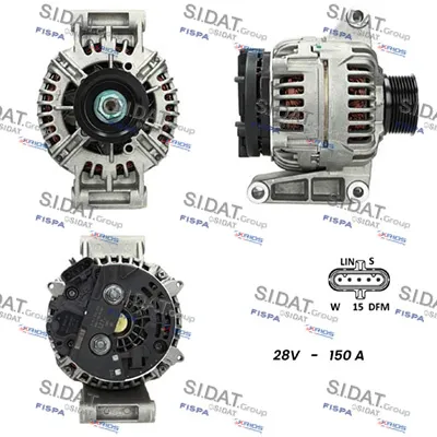 Alternador SIDAT A24BH0139