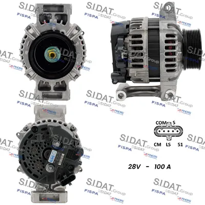 Alternador SIDAT A24BH0140