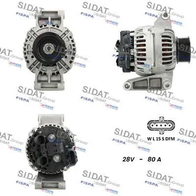 Alternador SIDAT A24BH0150