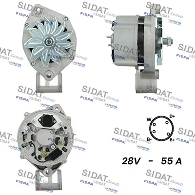 Alternador SIDAT A24BH0152A2