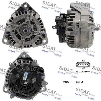 Alternador SIDAT A24BH0163