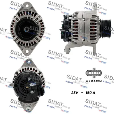 Alternador SIDAT A24BH0165