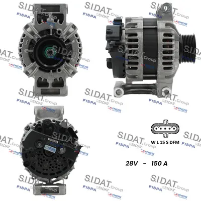 Alternador SIDAT A24BH0166