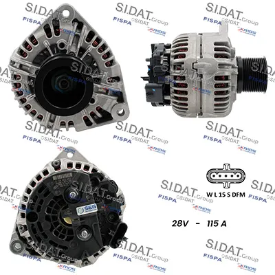 Alternador SIDAT A24BH0167