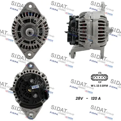 Alternador SIDAT A24BH0168