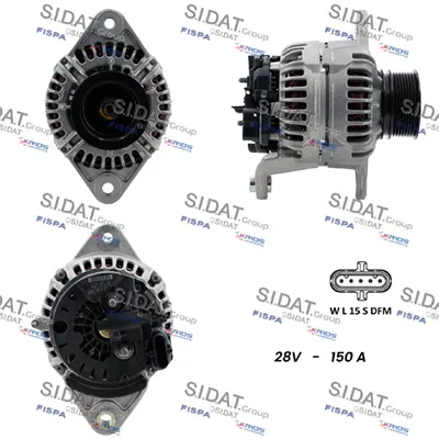Alternador SIDAT A24BH0170