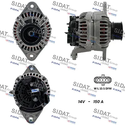 Alternador SIDAT A24BH0171