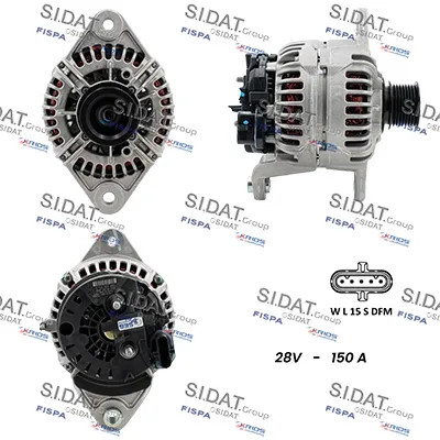 Alternador SIDAT A24BH0172