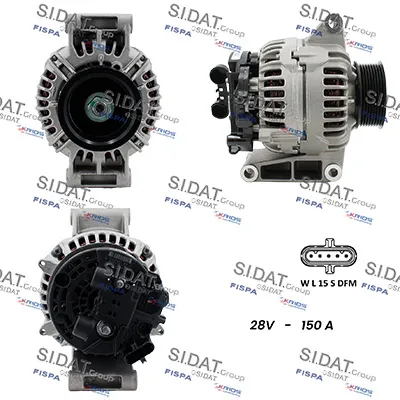 Alternador SIDAT A24BH0174