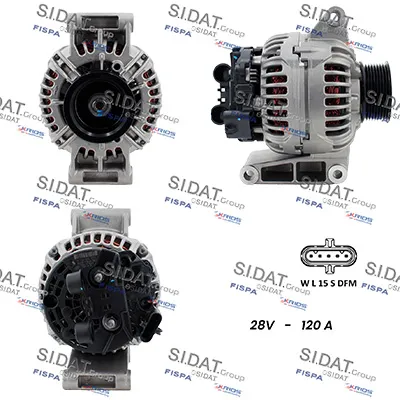 Alternador SIDAT A24BH0176