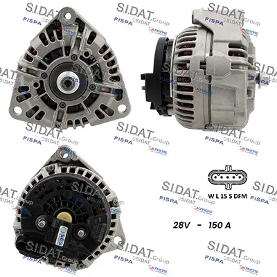 Alternador SIDAT A24BH0179