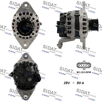 Alternador SIDAT A24BH0181