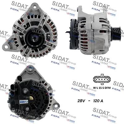 Alternador SIDAT A24BH0183