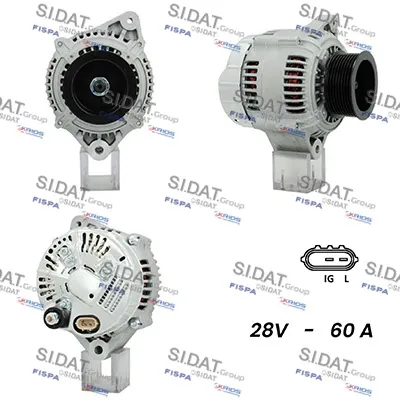 Alternador SIDAT A24DE0128A2