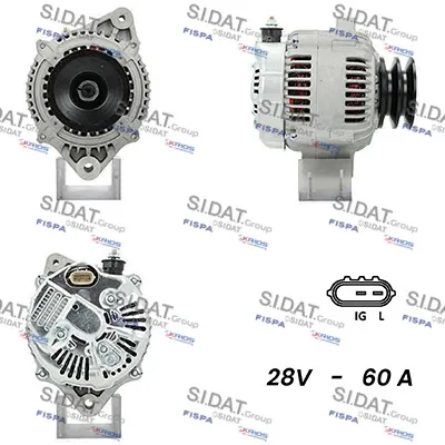 Alternador SIDAT A24DE0151A2