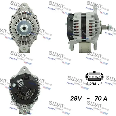 Alternador SIDAT A24DR0075A2