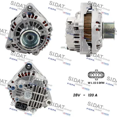 Alternador SIDAT A24MH0057