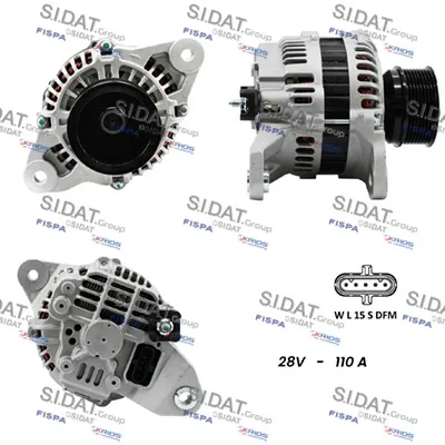 Alternador SIDAT A24MH0064