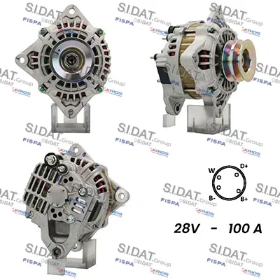 Alternador SIDAT A24MH0108A2