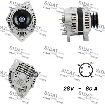 Alternador SIDAT A24MH0141A2