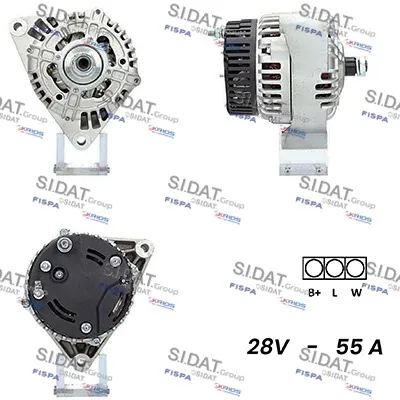 Alternador SIDAT A24ML0058