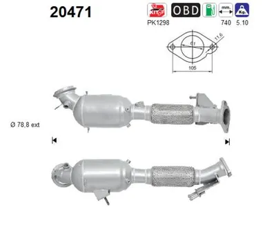 Catalizador Ford FOCUS III Turnier · Ford FOCUS III