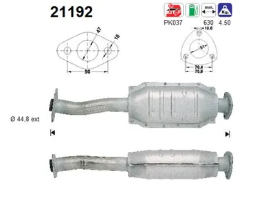 Catalizador Opel VECTRA A · Opel VECTRA A Hatchback · Opel CALIBRA A
