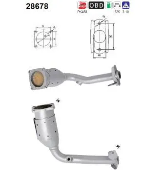 Catalizador Peugeot 206+