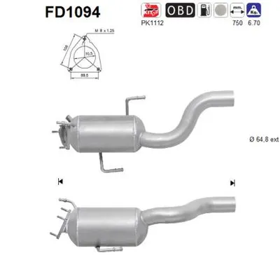 Filtro de partículas Vw TOUAREG · Audi Q7 · Audi Q7 Van