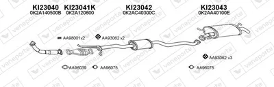 Sistema de gases de escape VENEPORTE 230012